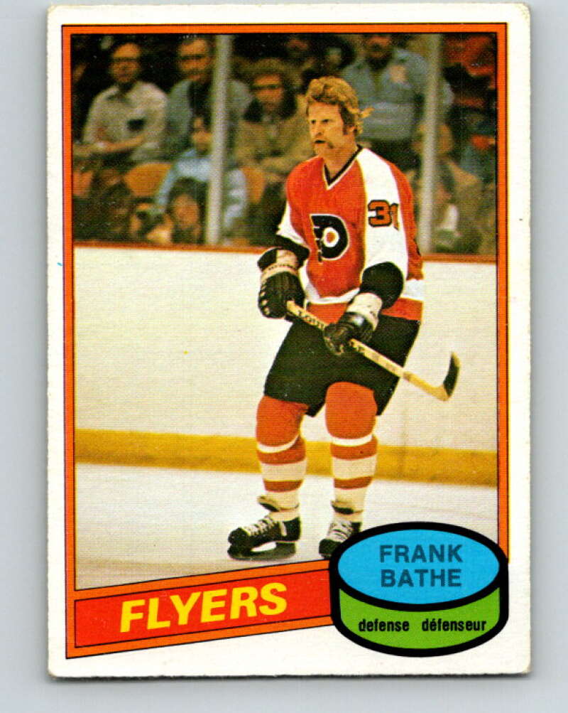 1980-81 O-Pee-Chee #389 Frank Bathe RC Rookie Philadelphia Flyers V40998