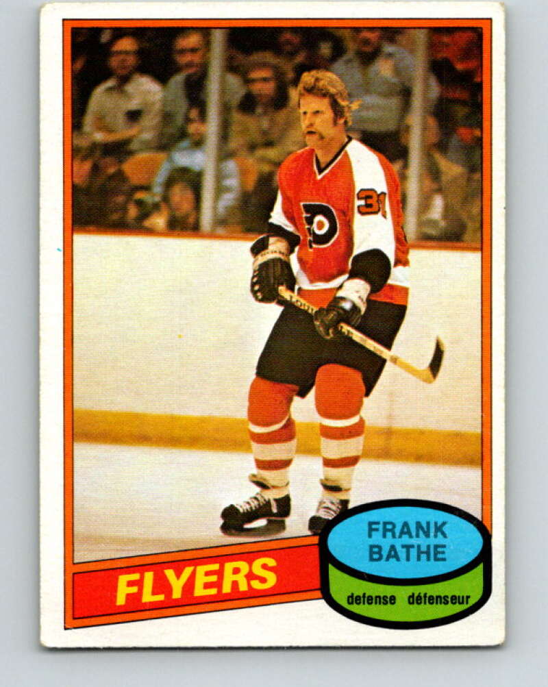 1980-81 O-Pee-Chee #389 Frank Bathe RC Rookie Philadelphia Flyers V40999