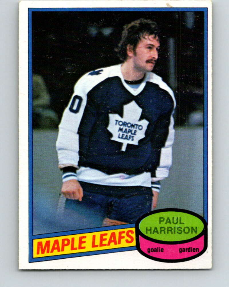 1980-81 O-Pee-Chee #391 Paul Harrison Toronto Maple Leafs V41030