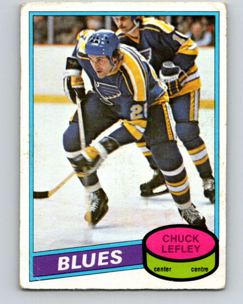 1980-81 O-Pee-Chee #395 Chuck Lefley St. Louis Blues V41073