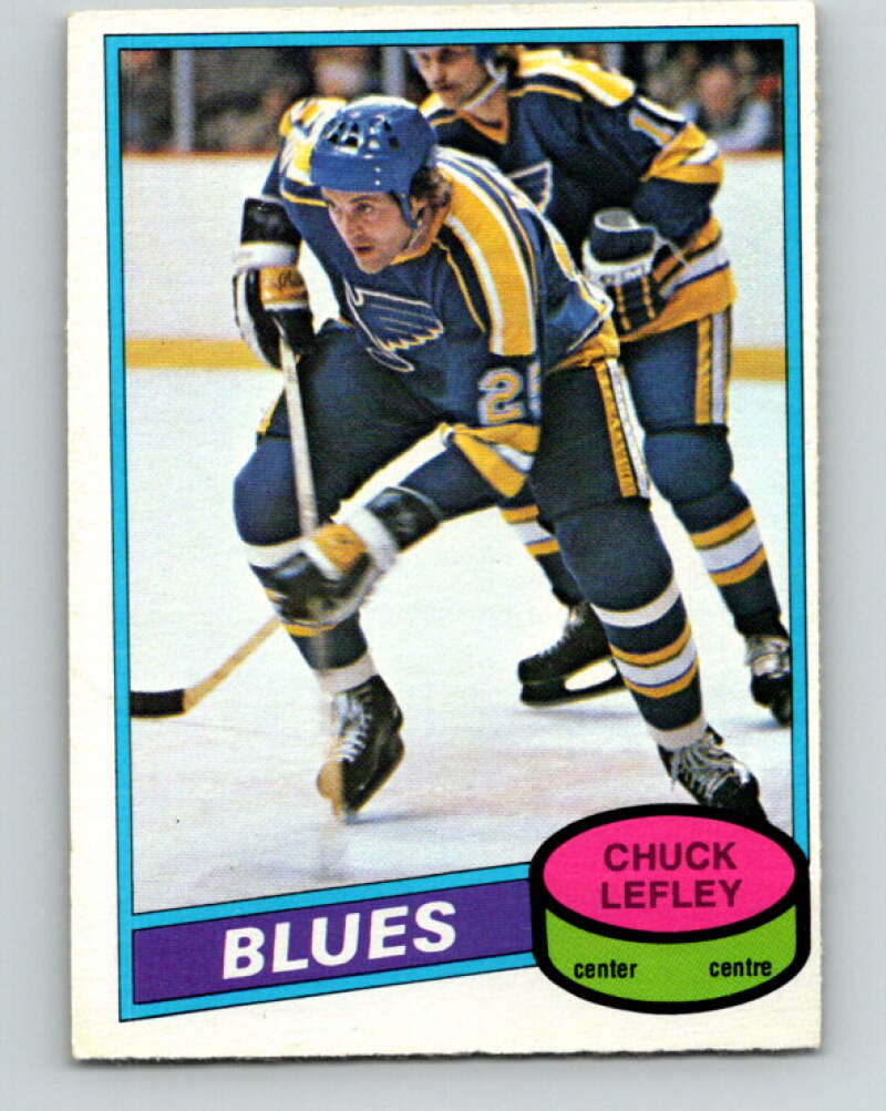 1980-81 O-Pee-Chee #395 Chuck Lefley St. Louis Blues V41075