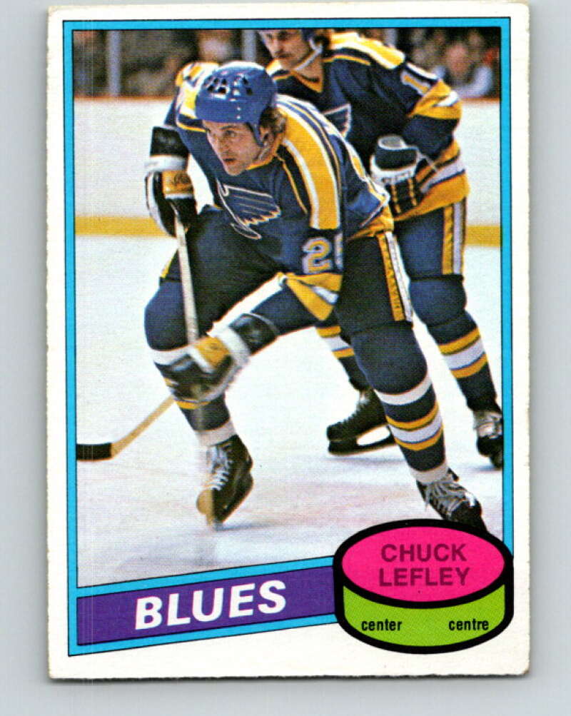 1980-81 O-Pee-Chee #395 Chuck Lefley St. Louis Blues V41076
