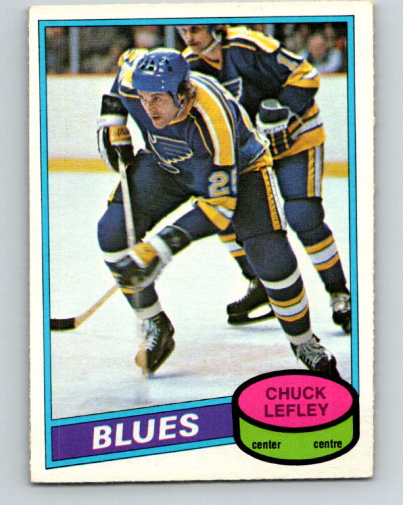 1980-81 O-Pee-Chee #395 Chuck Lefley St. Louis Blues V41080