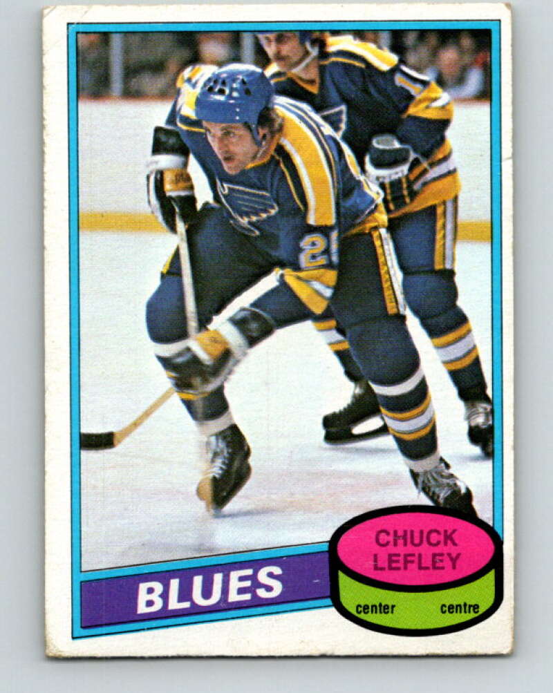 1980-81 O-Pee-Chee #395 Chuck Lefley St. Louis Blues V41082
