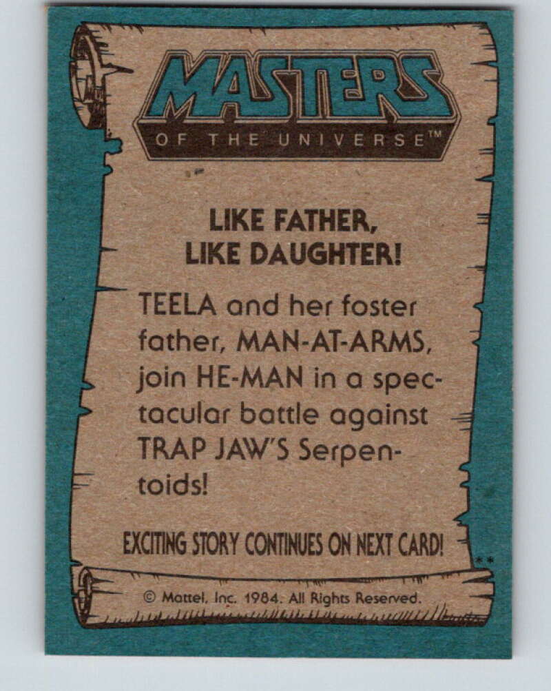 1984 Matel Masters of the Universe #2 Like Father, Like Daughter  V4101