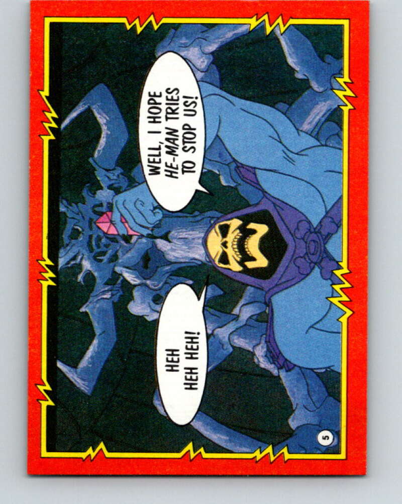 1984 Matel Masters of the Universe #5 Plan of Skeleton V4104