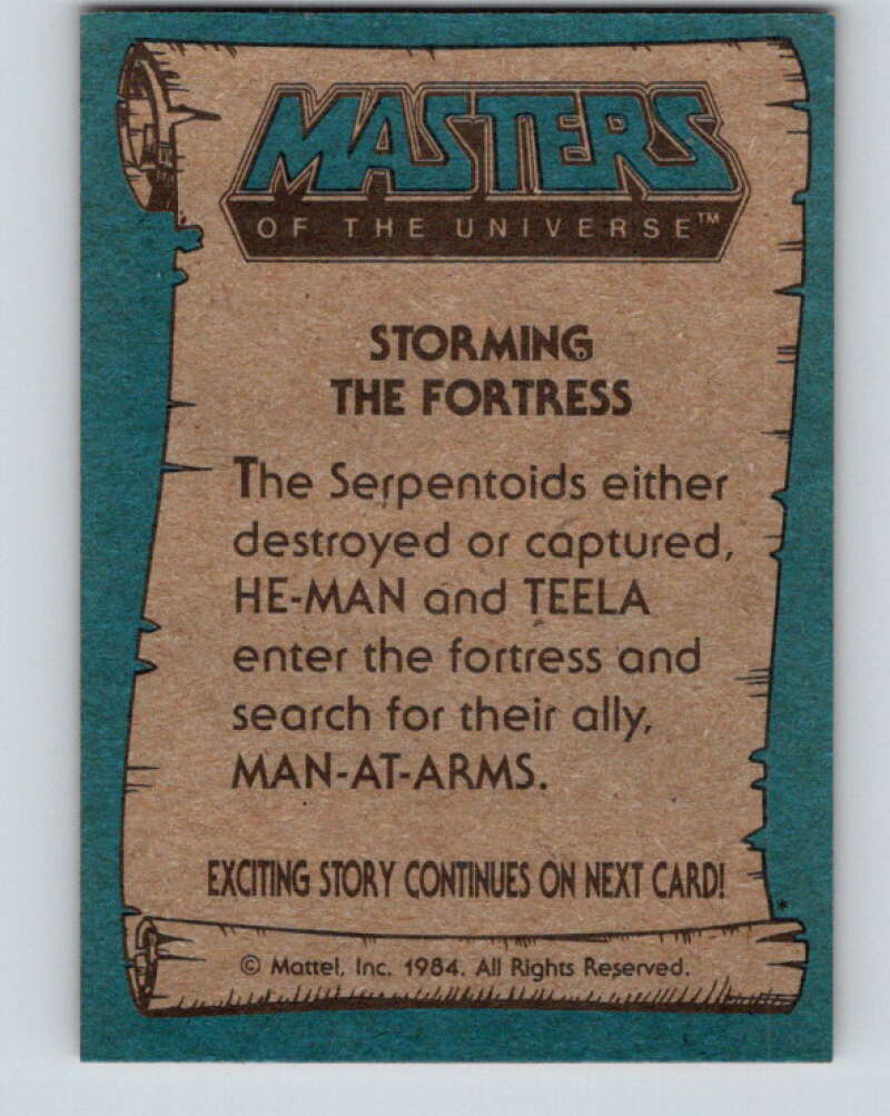 1984 Matel Masters of the Universe #67 Storming the Fortress V4125