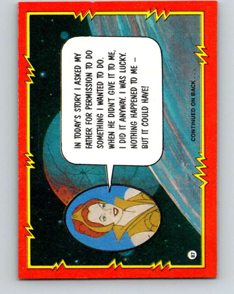 1984 Matel Masters of the Universe #87 Teela Continues ⦠V4137