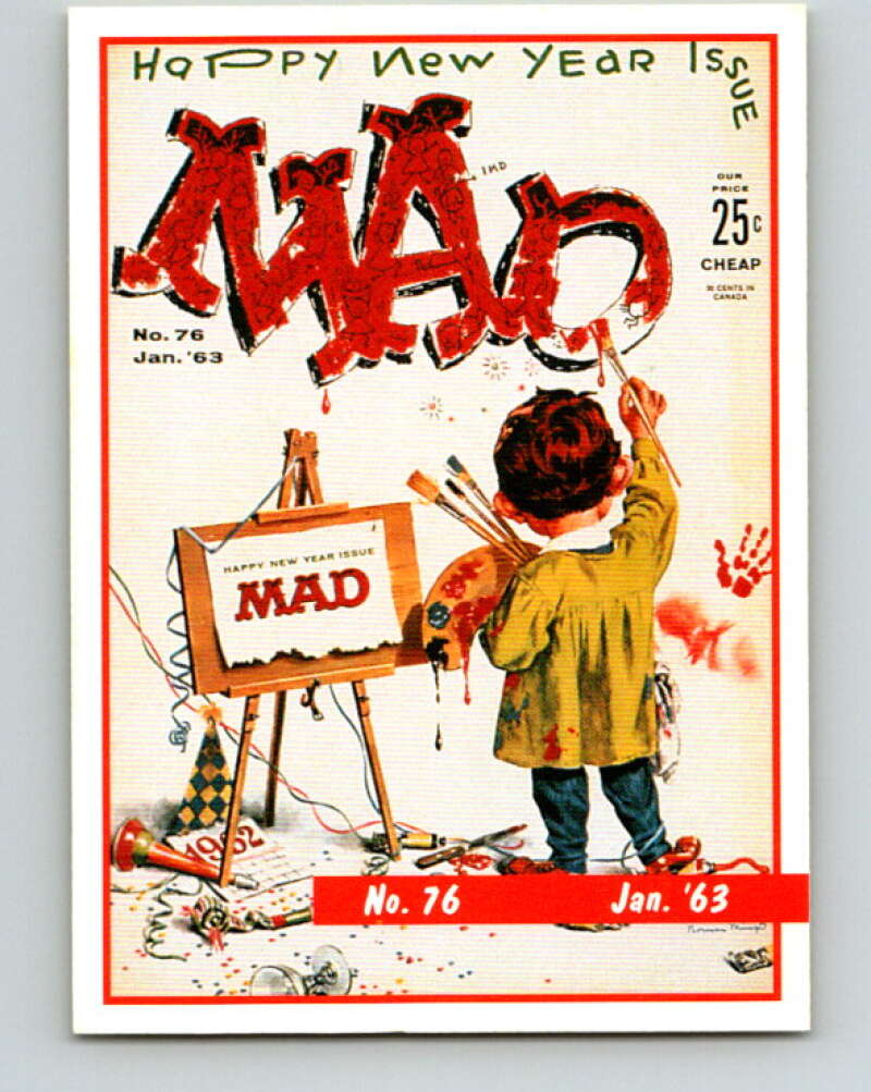 1992 Lime Rock MAD Magazine Series 1 #76 Jan. 1963 V41172
