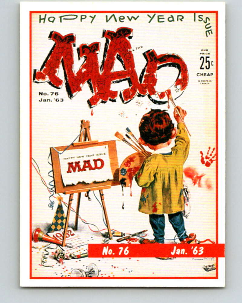 1992 Lime Rock MAD Magazine Series 1 #76 Jan. 1963 V41173
