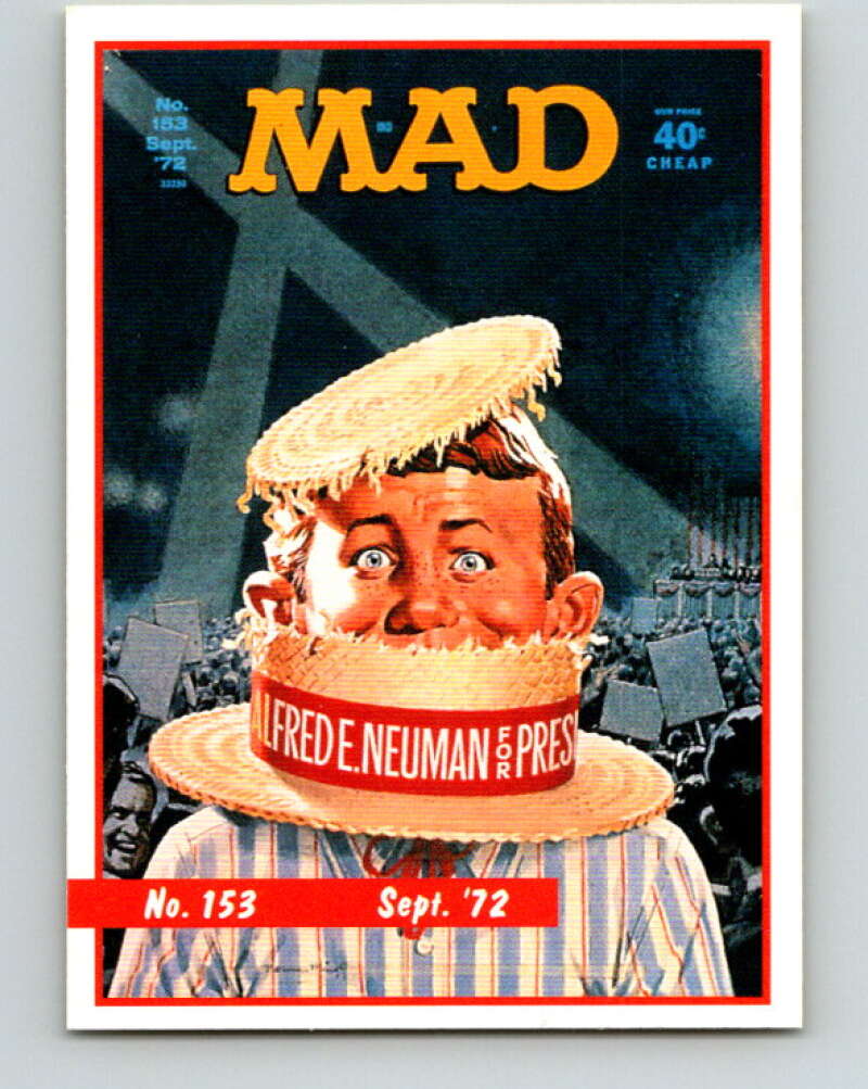 1992 Lime Rock MAD Magazine Series 1 #153 September, 1972 V41215