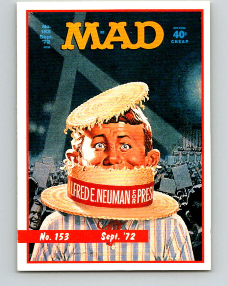 1992 Lime Rock MAD Magazine Series 1 #153 September, 1972 V41216