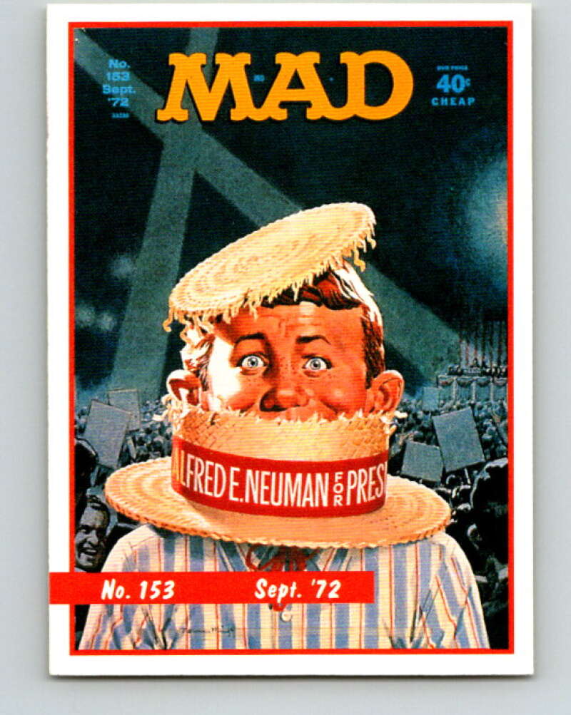 1992 Lime Rock MAD Magazine Series 1 #153 September, 1972 V41217