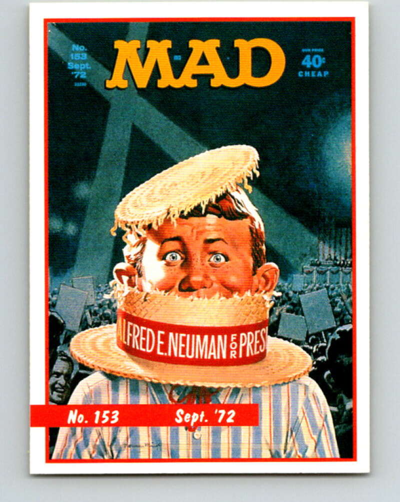 1992 Lime Rock MAD Magazine Series 1 #153 September, 1972 V41218