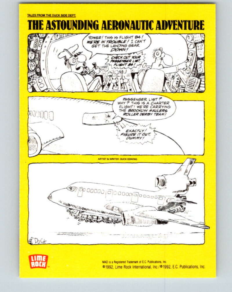 1992 Lime Rock MAD Magazine Series 1 #195 December, 1977 V41226