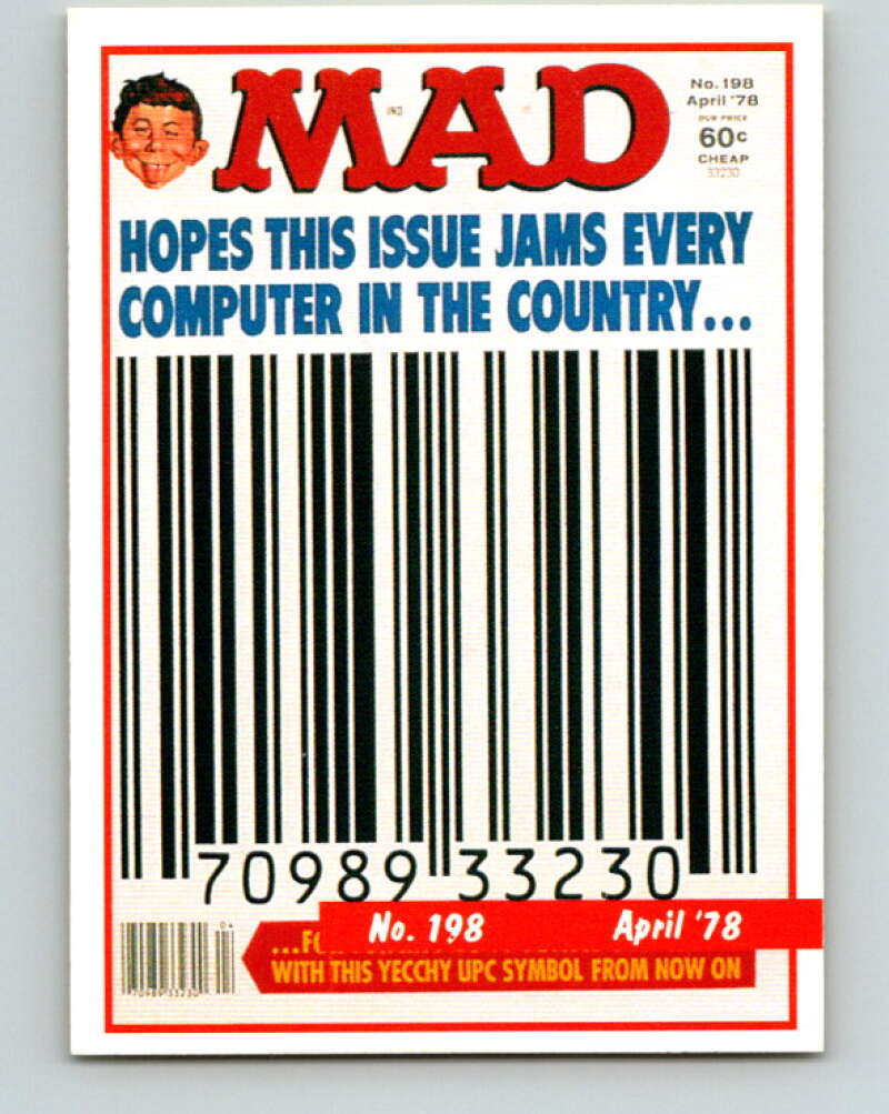 1992 Lime Rock MAD Magazine Series 1 #198 April 1978 V41229