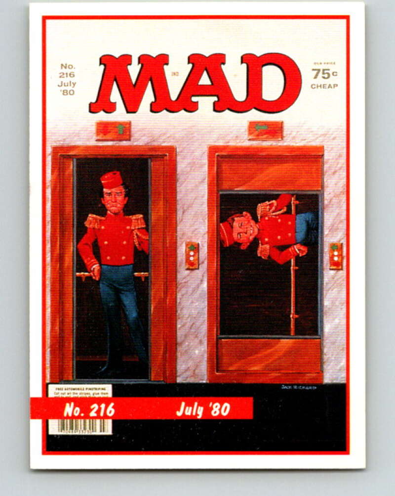 1992 Lime Rock MAD Magazine Series 1 #216 July, 1980 V41248