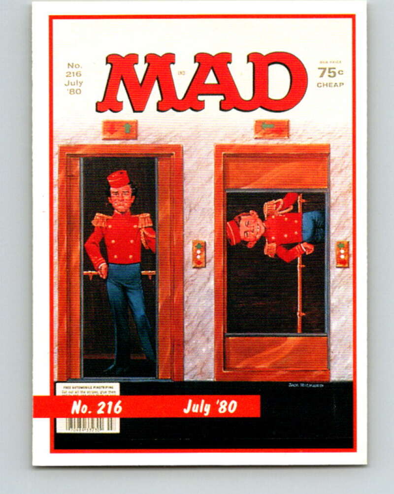 1992 Lime Rock MAD Magazine Series 1 #216 July, 1980 V41251