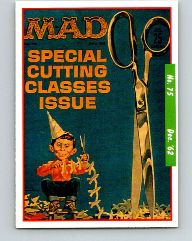 1992 Lime Rock MAD Magazine Series 2 #75 Dece,ber, 1962 V41270