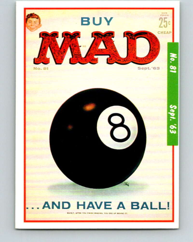 1992 Lime Rock MAD Magazine Series 2 #81 September, 1963 V41271