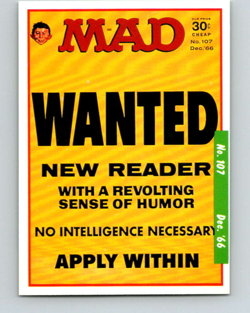 1992 Lime Rock MAD Magazine Series 2 #107 December, 1966 V41275