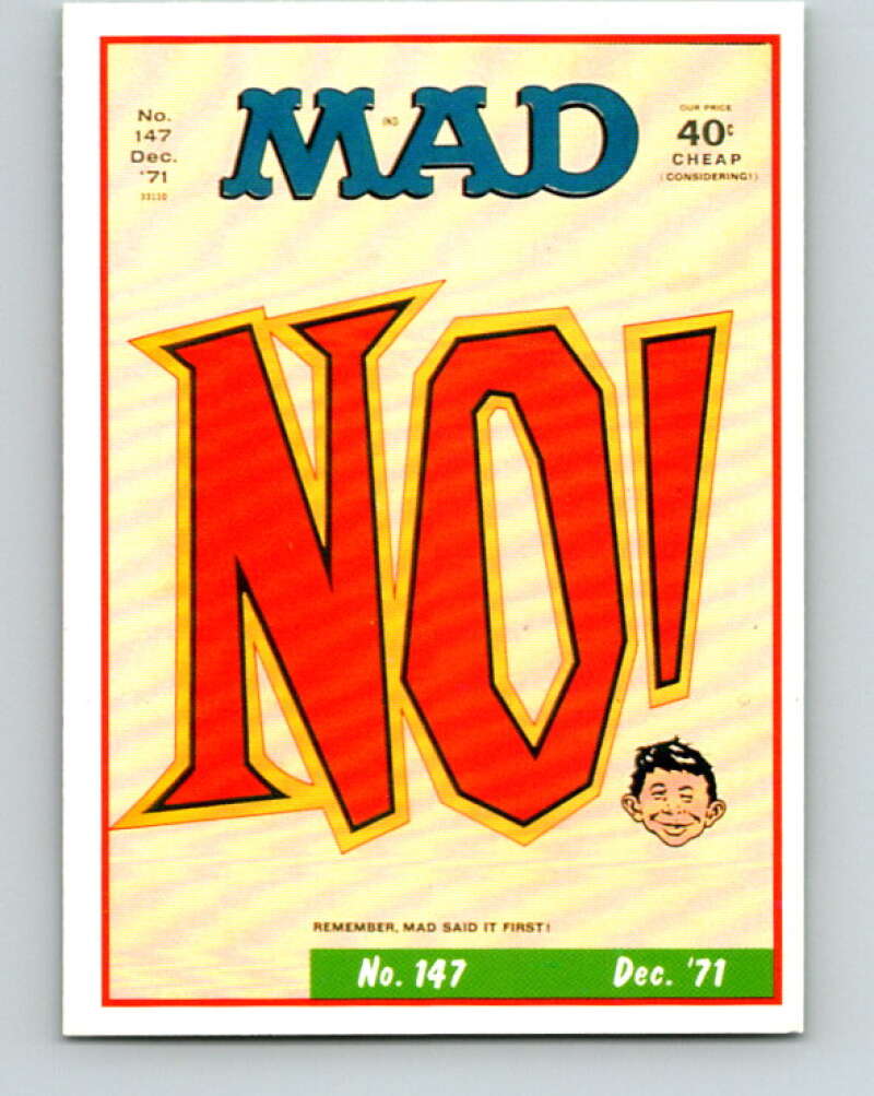1992 Lime Rock MAD Magazine Series 2 #147 December, 1971 V41278