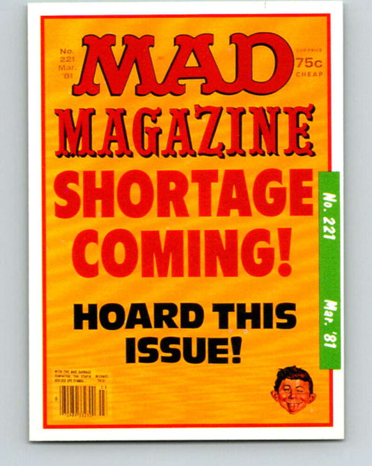 1992 Lime Rock MAD Magazine Series 2 #221 March, 1981  V41287