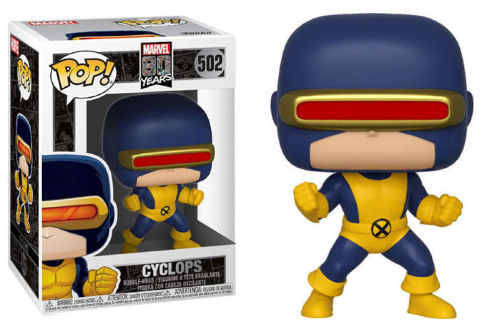 Funko Pop - 502 Marvel 80 Years - Cyclops Vinyl Figure Image 1