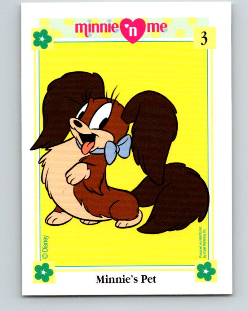 1991 Impel Disney Minnie 'n Me #3 Minnie's Pet V41400