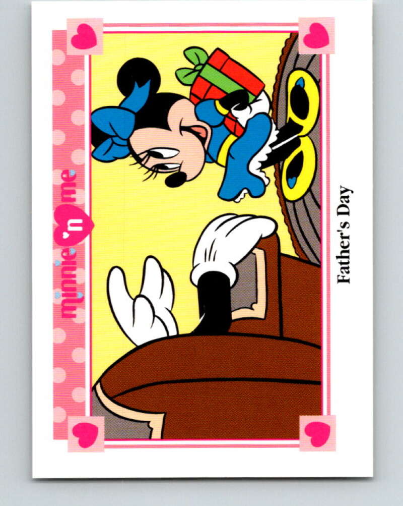 1991 Impel Disney Minnie 'n Me #17 Father's Day V41416