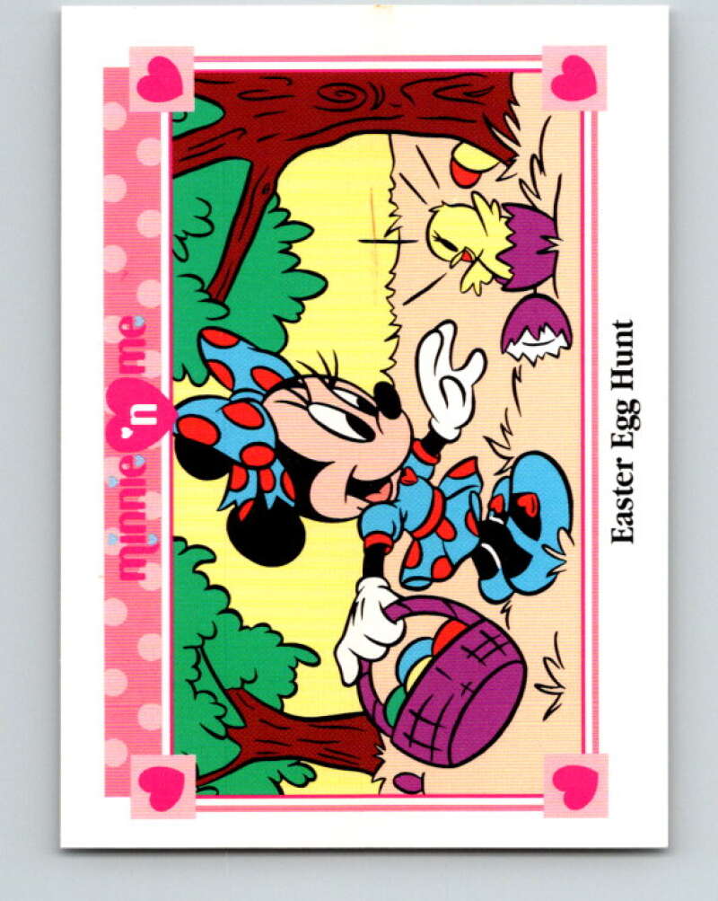 1991 Impel Disney Minnie 'n Me #19 Easter Egg Hunt V41419