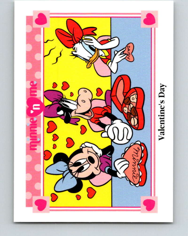 1991 Impel Disney Minnie 'n Me #20 Valentine's Day V41421