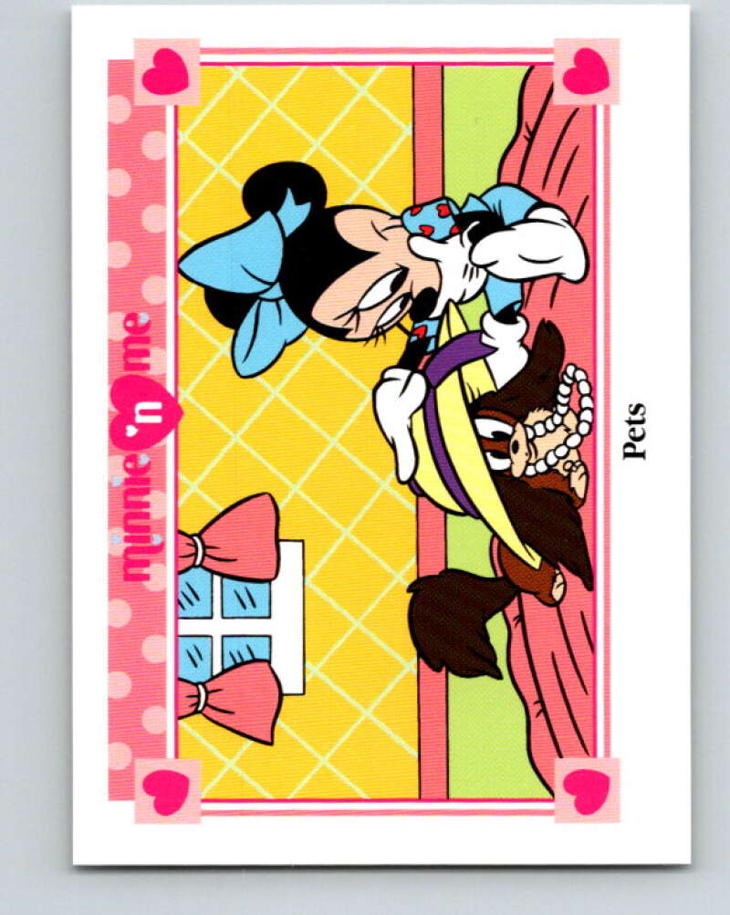 1991 Impel Disney Minnie 'n Me #22 Pets V41423