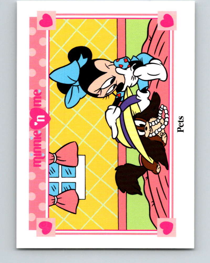 1991 Impel Disney Minnie 'n Me #22 Pets V41424