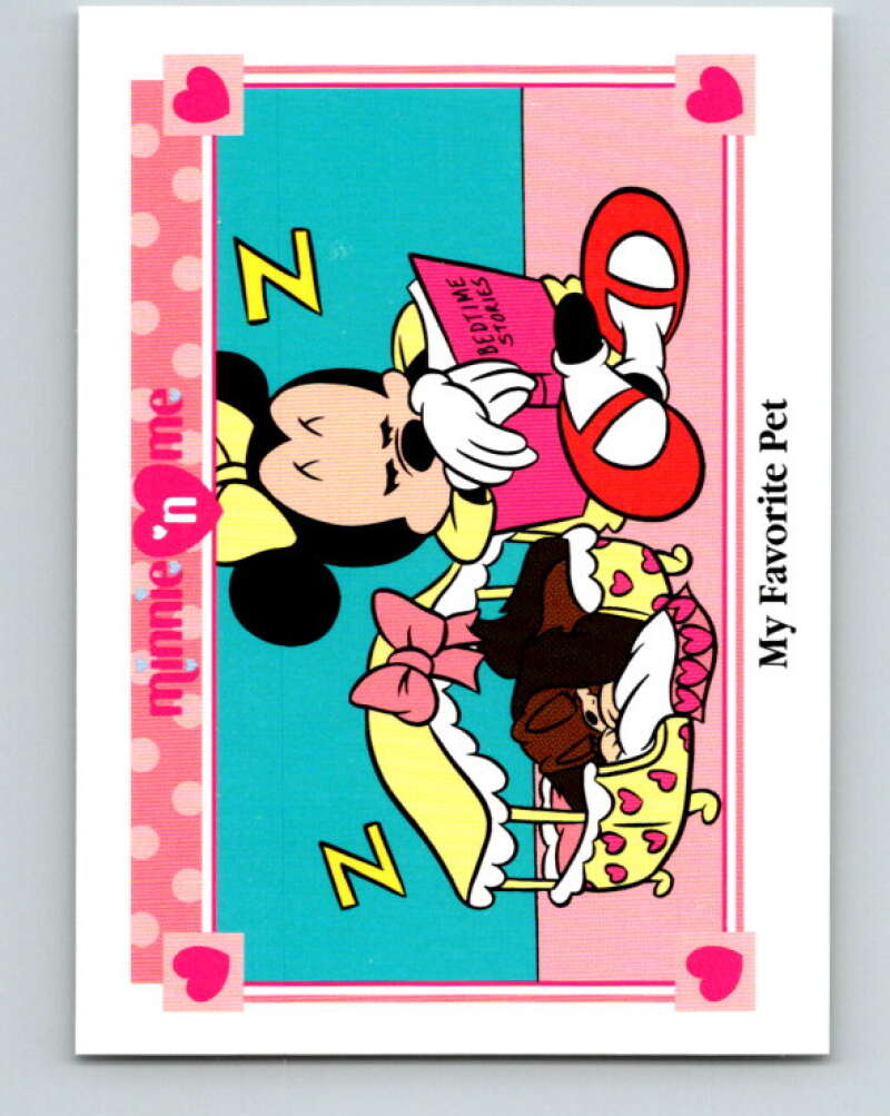 1991 Impel Disney Minnie 'n Me #24 My Favorite Pet V41428