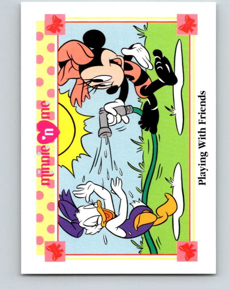 1991 Impel Disney Minnie 'n Me #30 Playing with Friends V41435