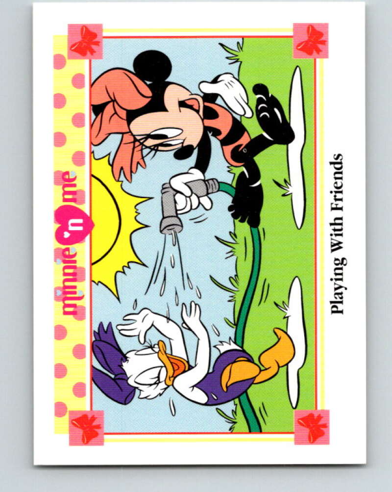 1991 Impel Disney Minnie 'n Me #30 Playing with Friends V41437