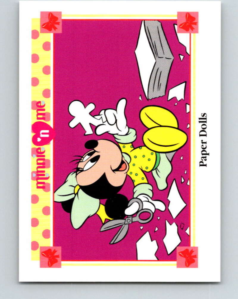 1991 Impel Disney Minnie 'n Me #32 Paper Dolls V41439