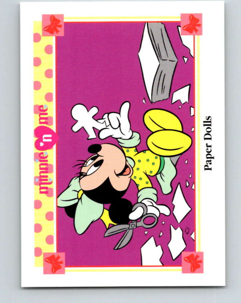 1991 Impel Disney Minnie 'n Me #32 Paper Dolls V41440