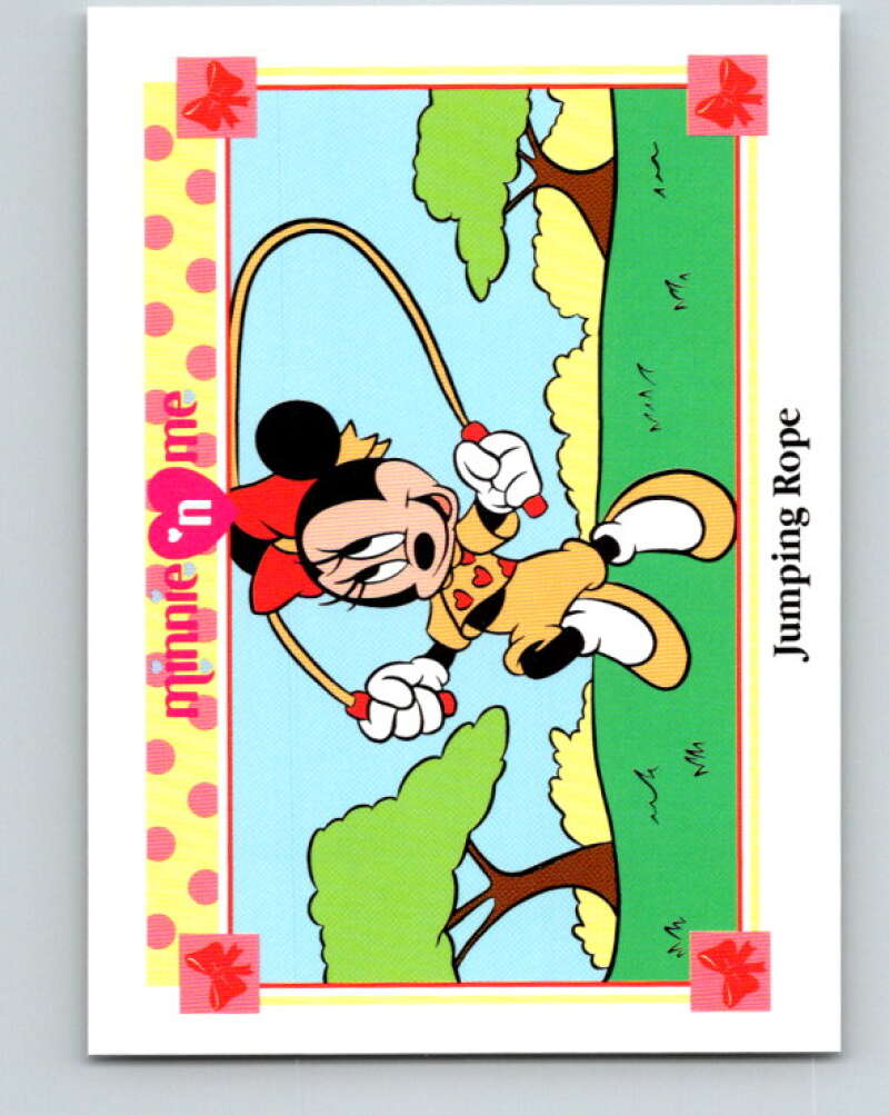 1991 Impel Disney Minnie 'n Me #34 Jumping Rope V41444