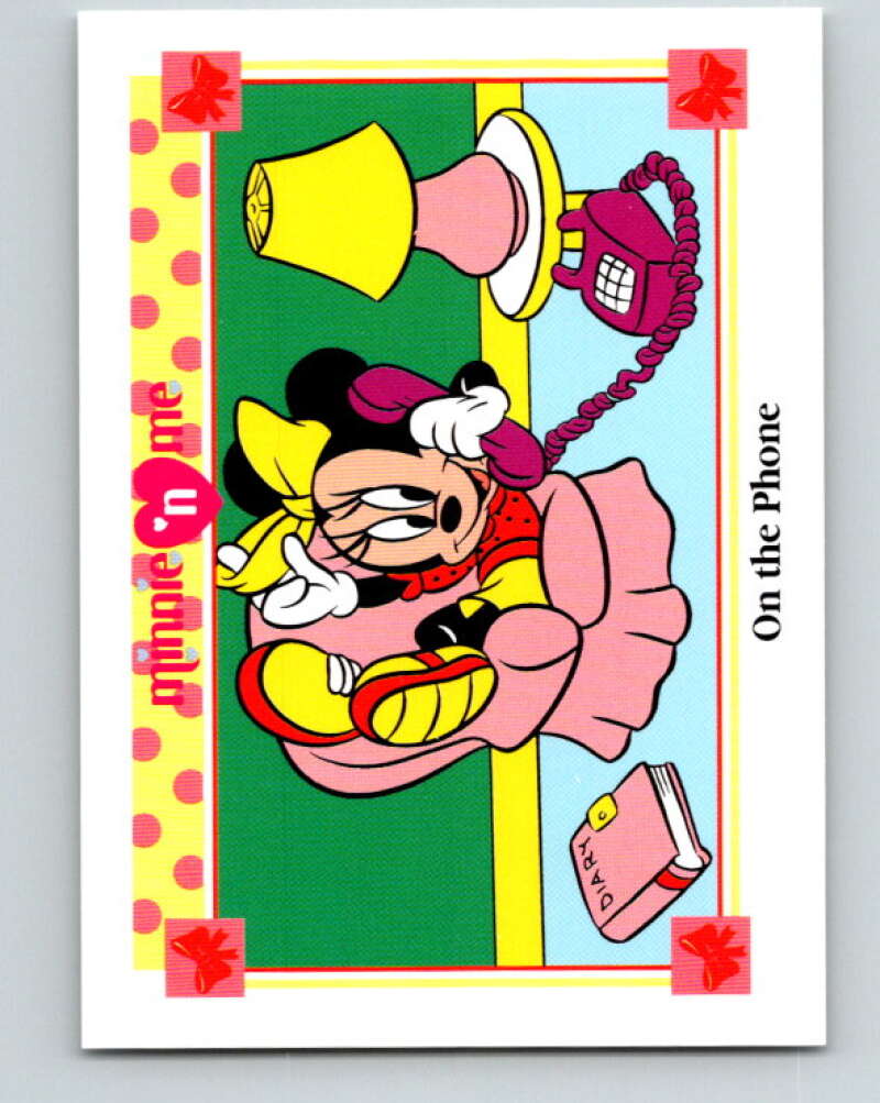 1991 Impel Disney Minnie 'n Me #37 On the Phone V41446