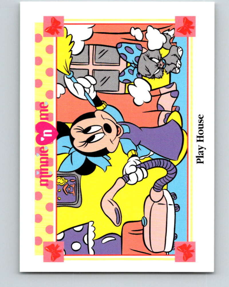 1991 Impel Disney Minnie 'n Me #40 Play House V41449