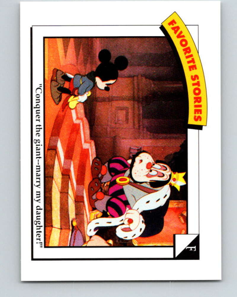1991 Impel Walt Disney #6 F Conquer the giantmarry my daughter V41613