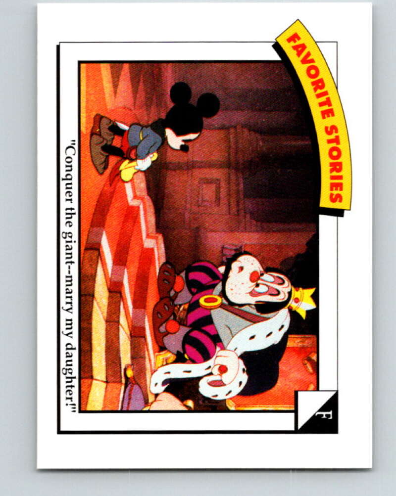 1991 Impel Walt Disney #6 F Conquer the giantmarry my daughter V41614