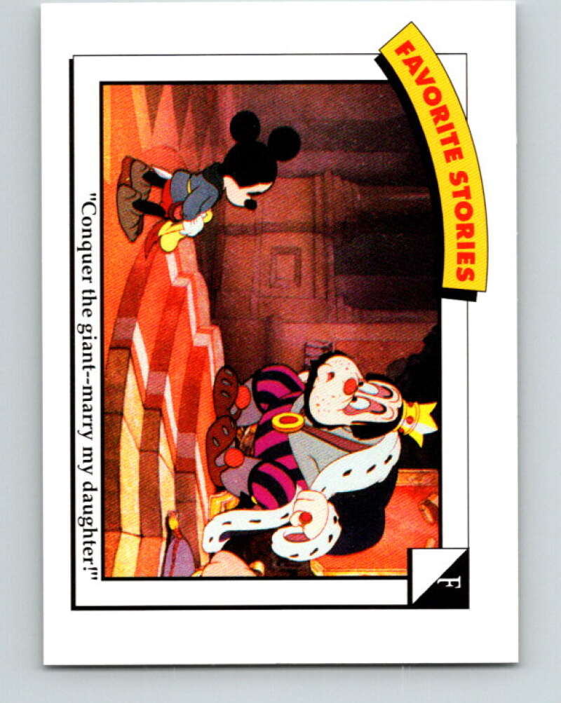1991 Impel Walt Disney #6 F Conquer the giantmarry my daughter V41616
