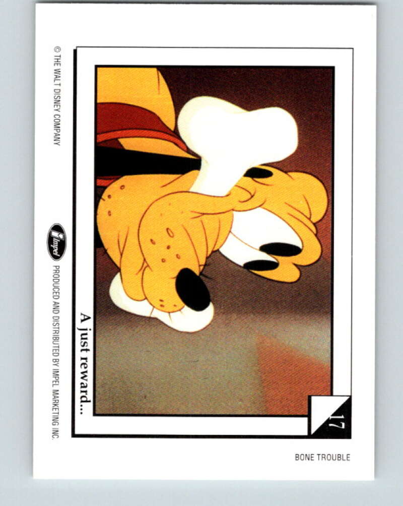 1991 Impel Walt Disney #17 B Breakfast for the birds V41635