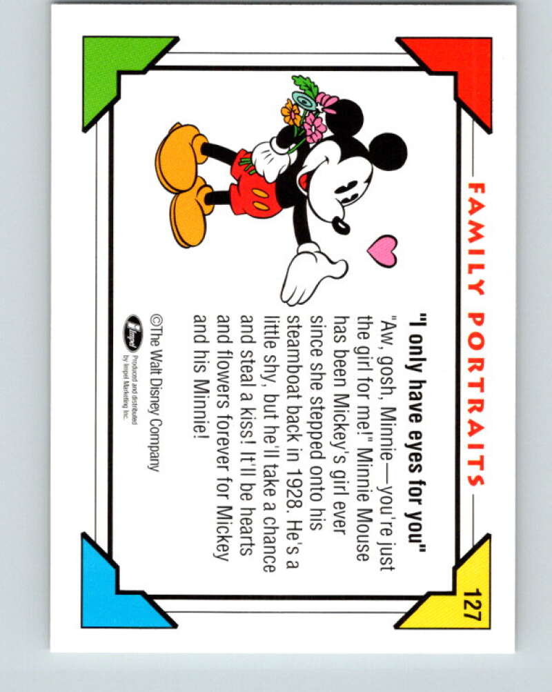 1991 Impel Walt Disney #127 I only have eyes for you V41872