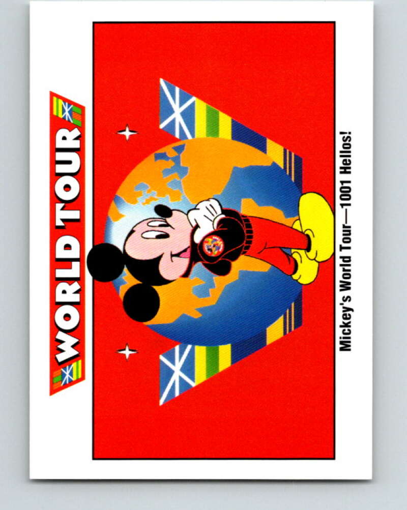 1991 Impel Walt Disney #172 Mickeys World Tour 1001 Hellos V41960