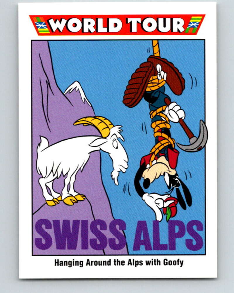 1991 Impel Walt Disney #193 Hanging Around the Alps with Goofy V42008