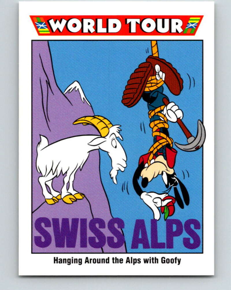 1991 Impel Walt Disney #193 Hanging Around the Alps with Goofy V42011